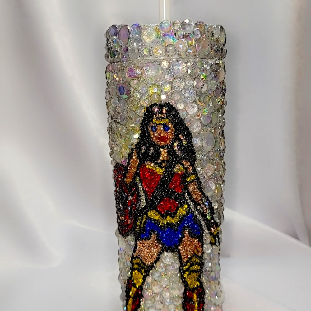 Tall 16oz Wonder Woman Tumbler